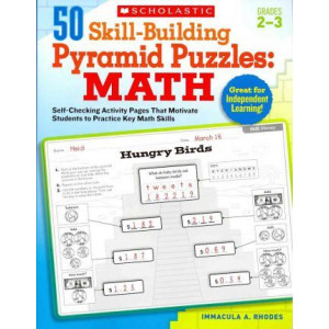 50 Skill-Building Pyramid Puzzles: Math, Grades 2-3