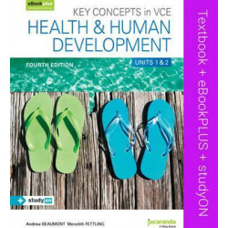 Key Concepts in VCE Health and Human Development Units 1 & 2 4E & eBookPLUS + StudyOn VCE Health and Human Development Units 1 and 2