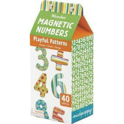 Playful Patterns Numbers Wooden Magnetic Set