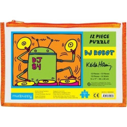 Keith Haring DJ Robot Pouch Puzzle