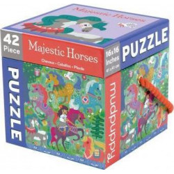Majestic Horses 42 Piece Cube Puzzle