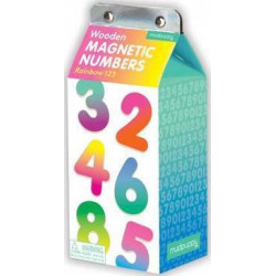 Rainbow 123 Wooden Magnetic Numbers