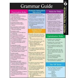 Grammar Guide Learning Cards