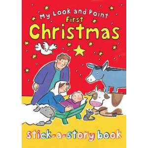 My Look and Point First Christmas Stick-a-Story Book