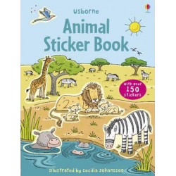 Animal Sticker Book with Stickers