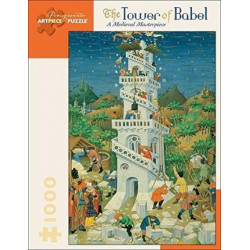 The Tower of Babel a Medieval Masterpiece 1000-Piece Jigsaw Puzzle Aa575
