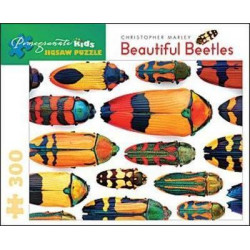 Beautiful Beetles 300-Piece Jigsaw Puzzle Jk004