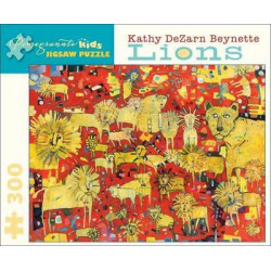 Kathy Dezarn Beynette Lions 300 Piece Jigsaw Puzzle Jk010