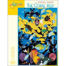 Charley Harper the Coral Reef 1000-Piece Jigsaw Puzzle Aa680