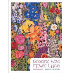 Rosalind Wise Flower Cycle Block Puzzle Pb012