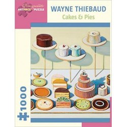 Wayne Thiebaud Cakes & Pies 1000-Piece Jigsaw Puzzle Aa834