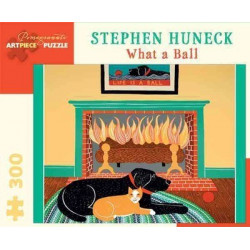 Stephen Huneck What a Ball 300-Piece Jigsaw Puzzle Jk032