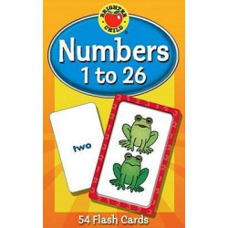 Numbers 1 to 26 Flash Cards, Grades Pk - 1