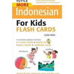 Tuttle More Indonesian for Kids Flash Cards Kit