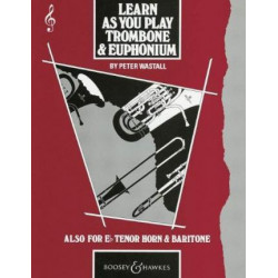Learn as You Play Trombone / Euphonium (Treble Clef): Tutor Book