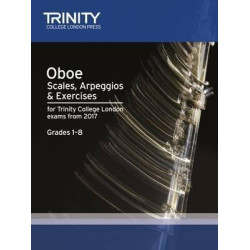 Oboe Scales, Arpeggios & Exercises Grades 1 8 from 2017