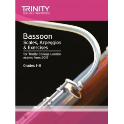 Bassoon Scales, Arpeggios & Exercises Grades 1 8 from 2017
