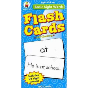 Basic Sight Words Flash Cards, Ages 6 - 9