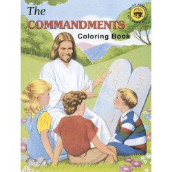About the Commandments Colouring Book
