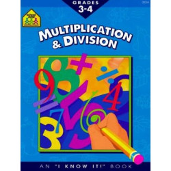 School Zone 3-4 Multiplication & Divisio