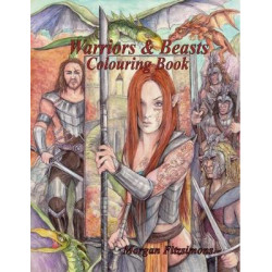 Warriors and Beasts Colouring Book