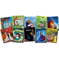 Disney Movies Little Golden Book Bundle 35-Copy Set