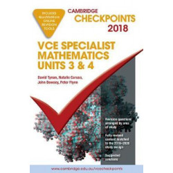 Cambridge Checkpoints VCE Specialist Mathematics 2018 and Quiz me More