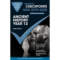 Cambridge Checkpoints NSW 2019-20 Ancient History Year 12 and QuizMeMore