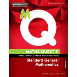 Maths Quest 11 Standard General Mathematics Casio Classpad Calculator Companion
