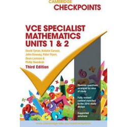 Cambridge Checkpoints VCE Specialist Maths Units 1 and 2
