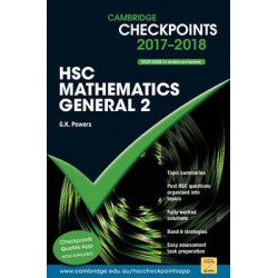 Cambridge Checkpoints HSC Mathematics General 2 2017-18