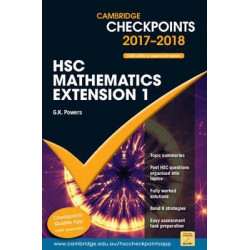 Cambridge Checkpoints HSC Mathematics Extension 1 2017-18