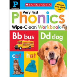 Wipe-Clean Workbook: Pre-K Very First Phonics (Scholastic Early Learners)