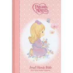 Precious Moments Holy Bible - Pink NKJV