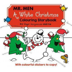 Mr Men A White Christmas Colouring Storybook