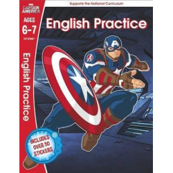 Captain America: English Practice, Ages 6-7