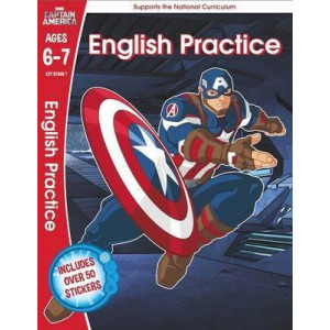 Captain America: English Practice, Ages 6-7