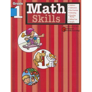 Math Skills: Grade 1 (Flash Kids Harcourt Family Learning)