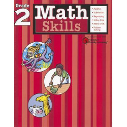 Math Skills: Grade 2 (Flash Kids Harcourt Family Learning)