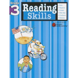 Reading Skills: Grade 3 (Flash Kids Harcourt Family Learning)