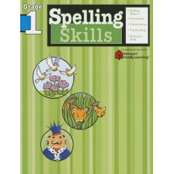 Spelling Skills: Grade 1 (Flash Kids Harcourt Family Learning)