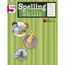 Spelling Skills: Grade 5 (Flash Kids Harcourt Family Learning)