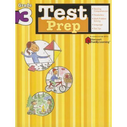 Test Prep: Grade 3 (Flash Kids Harcourt Family Learning)