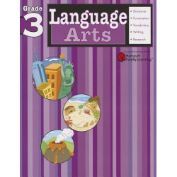 Language Arts: Grade 3 (Flash Kids Harcourt Family Learning)