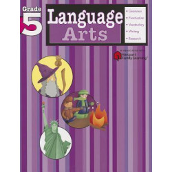 Language Arts: Grade 5 (Flash Kids Harcourt Family Learning)