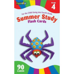 Summer Study Flash Cards Grade 4 (Flash Kids Summer Study