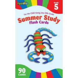 Summer Study Flash Cards Grade 5 (Flash Kids Summer Study)