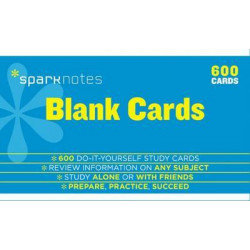 Blank Study Cards SparkNotes Study Cards