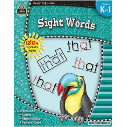 Ready-Set-Learn: Sight Words Grd K-1