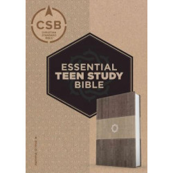 CSB Essential Teen Study Bible, Weathered Gray Cork Leathertouch